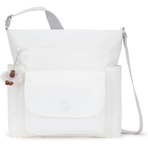 Kipling Bags Nwt Kipling Nyrie Alabaster White Hobo Sling Crossbody